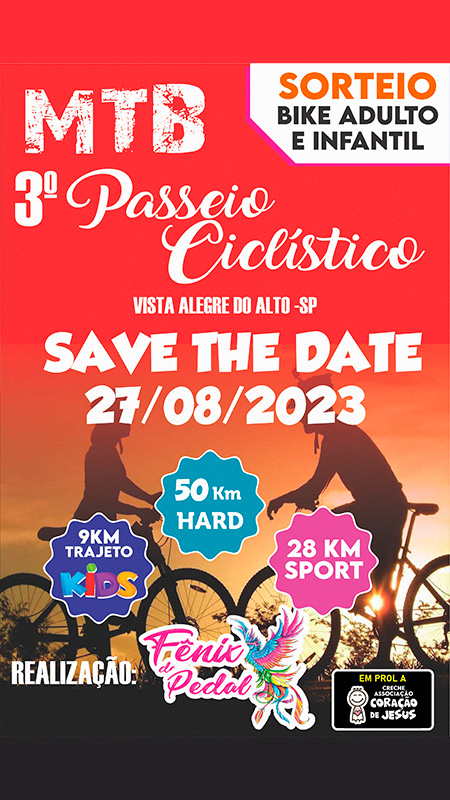 3º CicloTurismo São Domingos - Agenda Esportiva